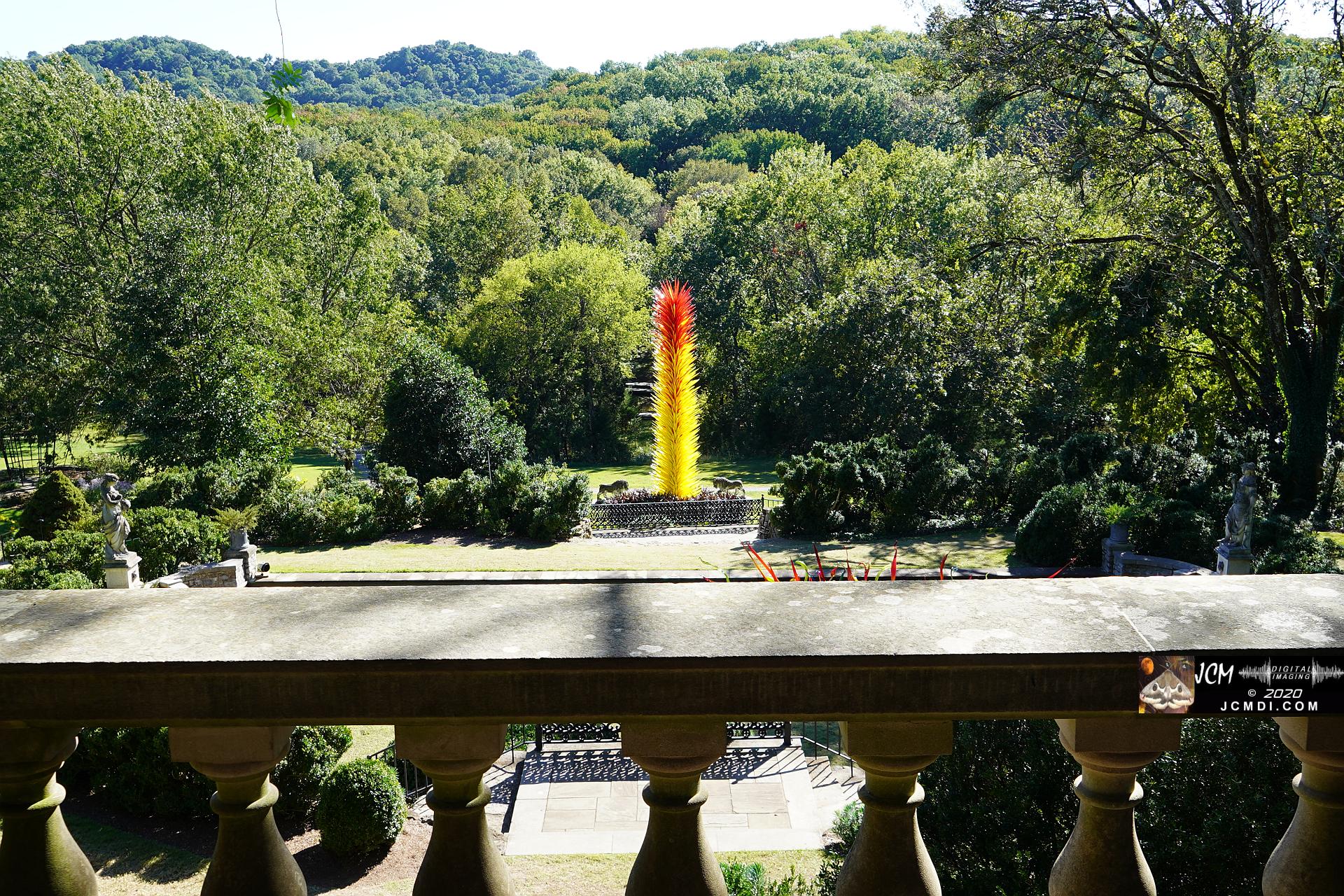 20200930 CheekWood Chihuly - Scarlet and Yellow Icicle Tower